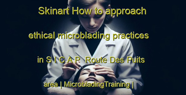 Skinart How to approach ethical microblading practices in S I C A P  Route Des Puits area | MicrobladingTraining | MicrobladingClasses | SkinartTraining-Senegal
